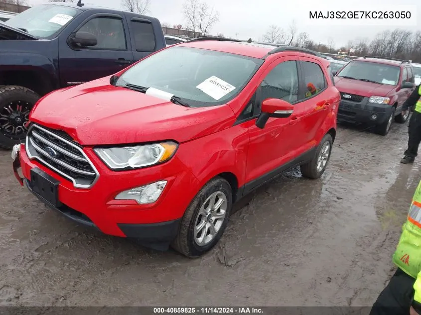 2019 Ford Ecosport Se VIN: MAJ3S2GE7KC263050 Lot: 40859825