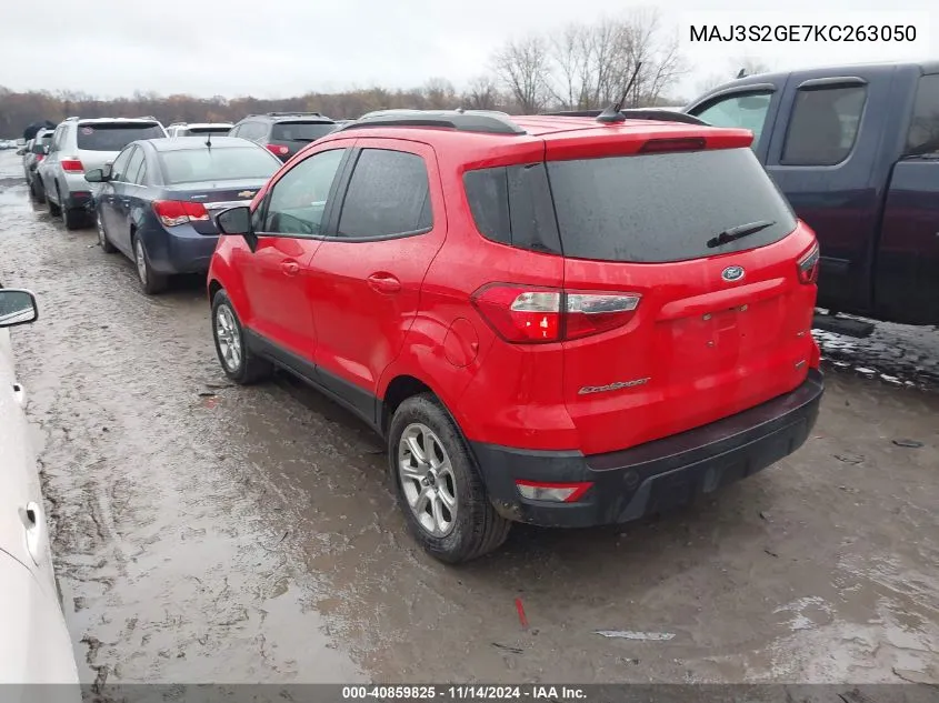 2019 Ford Ecosport Se VIN: MAJ3S2GE7KC263050 Lot: 40859825