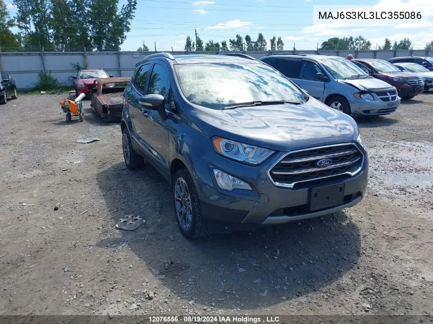 MAJ6S3KL3LC355086 2020 Ford Ecosport Titanium