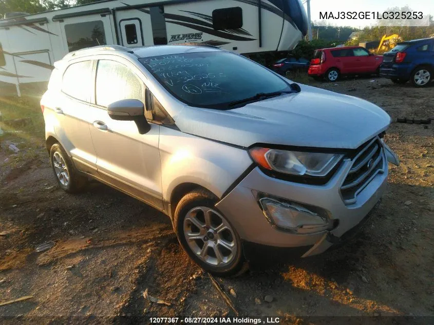 MAJ3S2GE1LC325253 2020 Ford Ecosport Se