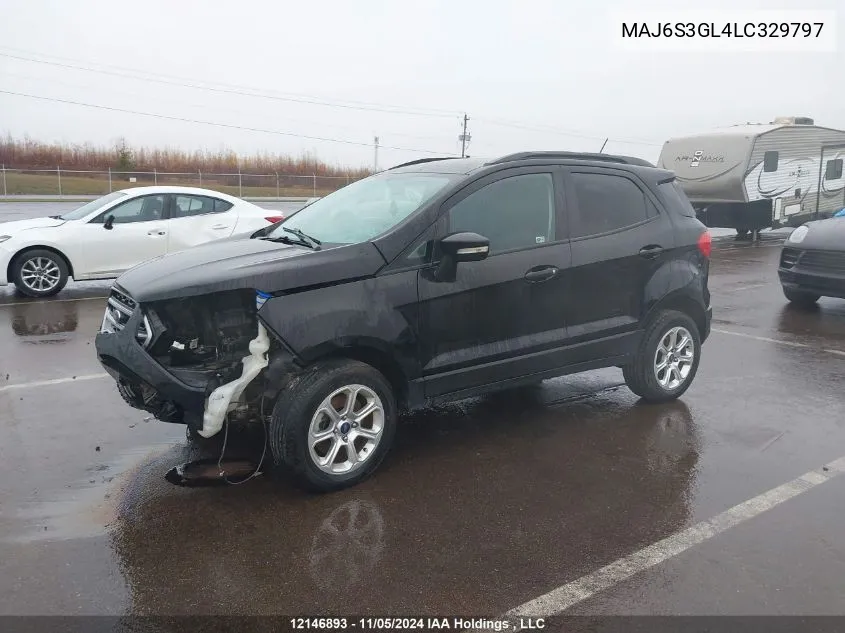 MAJ6S3GL4LC329797 2020 Ford Ecosport Se