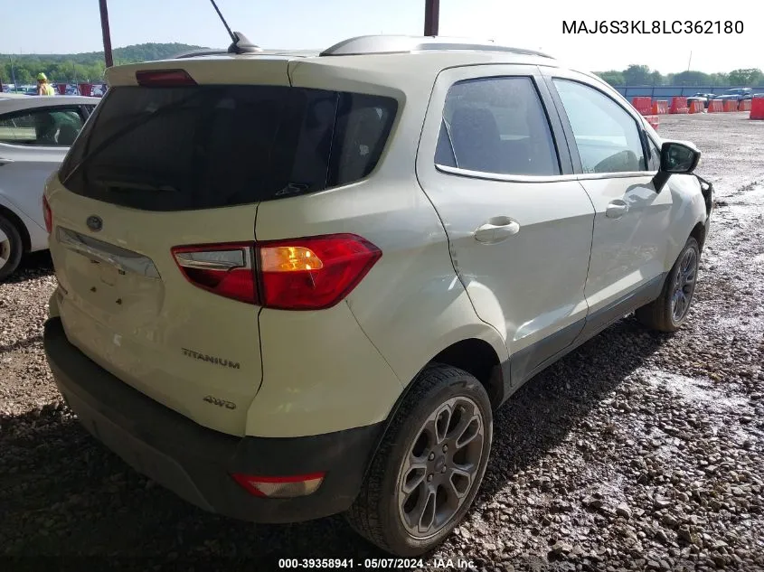 MAJ6S3KL8LC362180 2020 Ford Ecosport Titanium