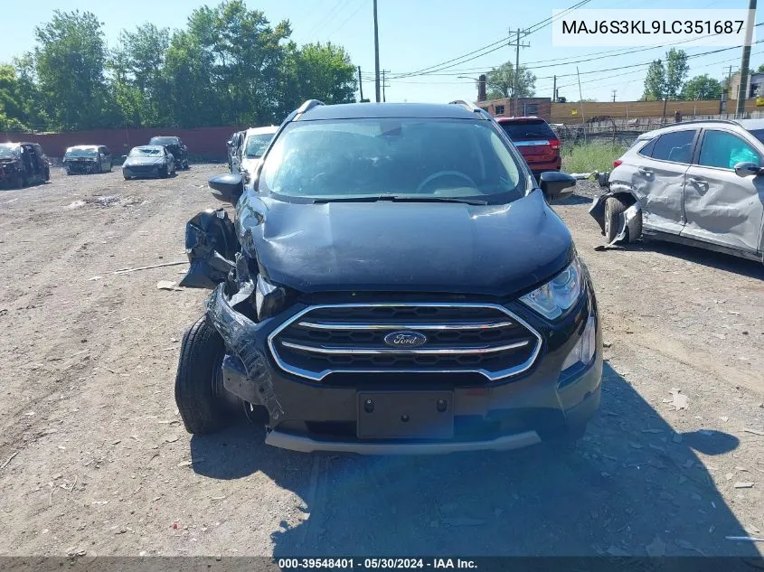 MAJ6S3KL9LC351687 2020 Ford Ecosport Titanium