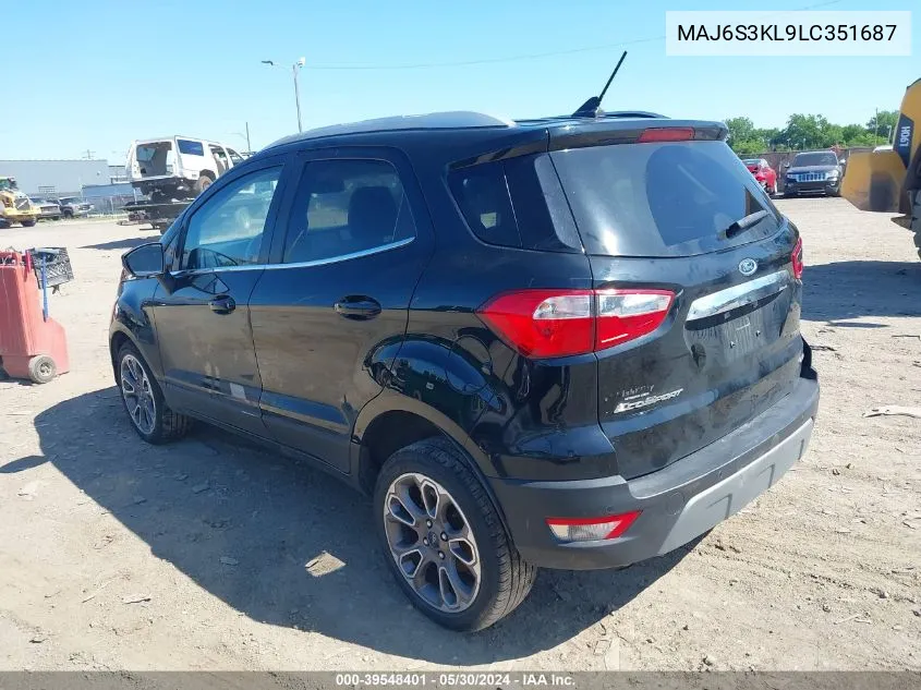 MAJ6S3KL9LC351687 2020 Ford Ecosport Titanium