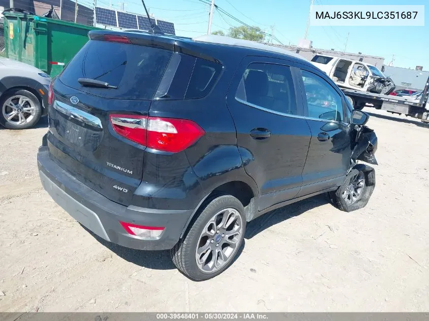 MAJ6S3KL9LC351687 2020 Ford Ecosport Titanium