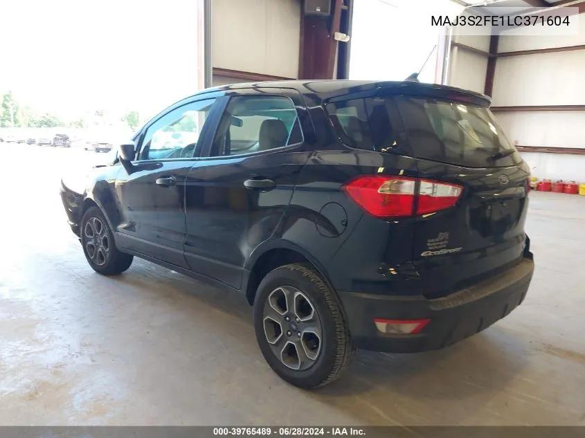 MAJ3S2FE1LC371604 2020 Ford Ecosport S