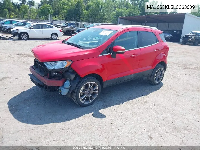 MAJ6S3KL5LC363609 2020 Ford Ecosport Titanium