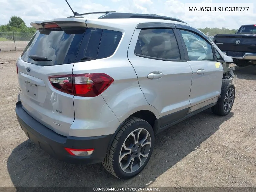 MAJ6S3JL9LC338777 2020 Ford Ecosport Ses