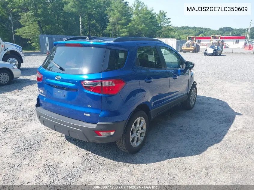 MAJ3S2GE7LC350609 2020 Ford Ecosport Se