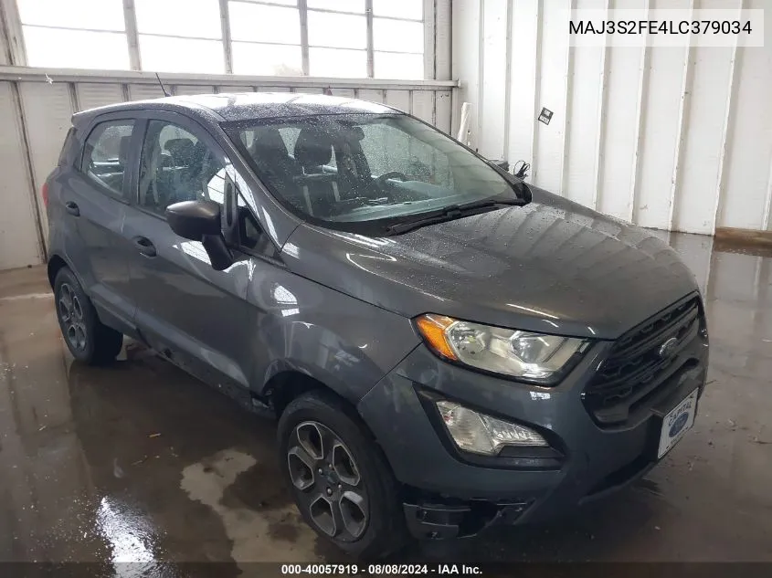 MAJ3S2FE4LC379034 2020 Ford Ecosport S