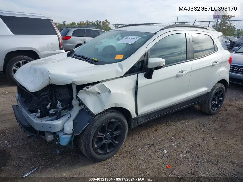 MAJ3S2GE7LC393170 2020 Ford Ecosport Se