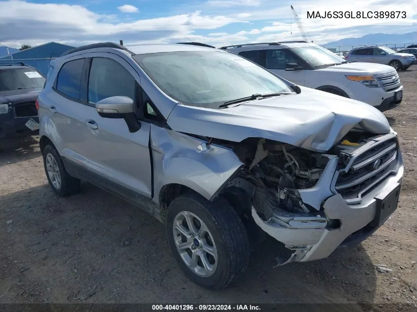 MAJ6S3GL8LC389873 2020 Ford Ecosport Se