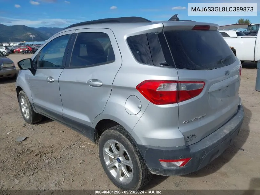 MAJ6S3GL8LC389873 2020 Ford Ecosport Se