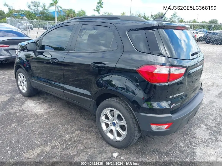 2020 Ford Ecosport Se VIN: MAJ3S2GE5LC368199 Lot: 40422438