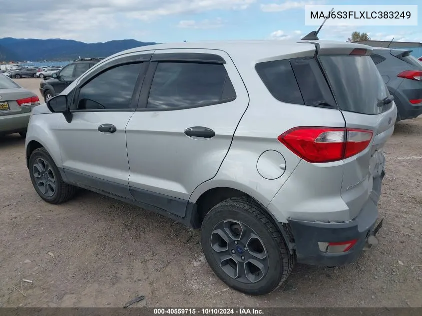 MAJ6S3FLXLC383249 2020 Ford Ecosport S