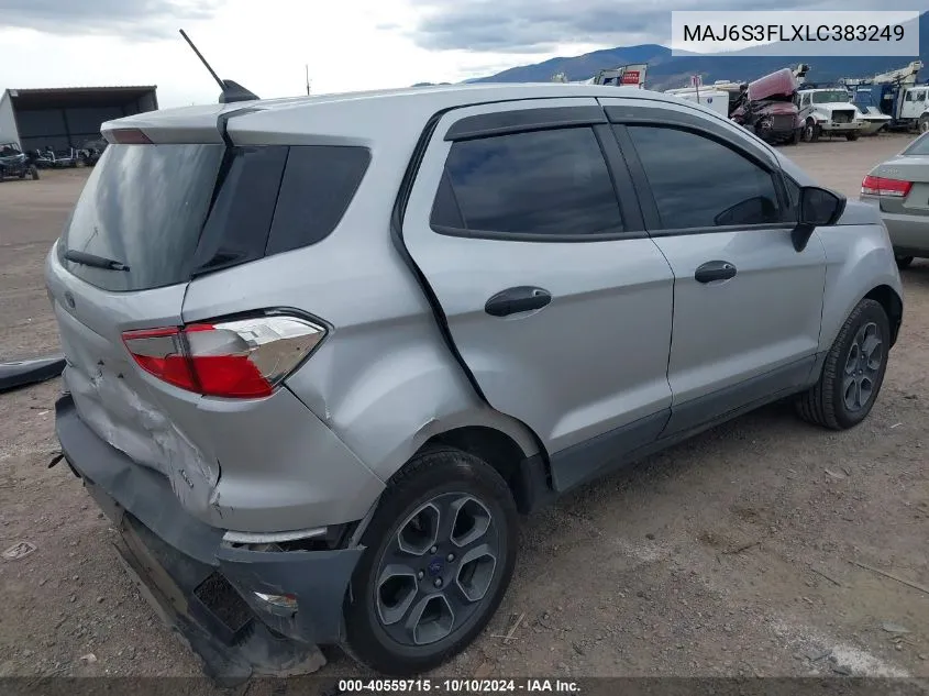 MAJ6S3FLXLC383249 2020 Ford Ecosport S