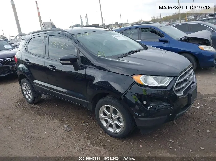 2020 Ford Ecosport Se VIN: MAJ6S3GL9LC319718 Lot: 40647611