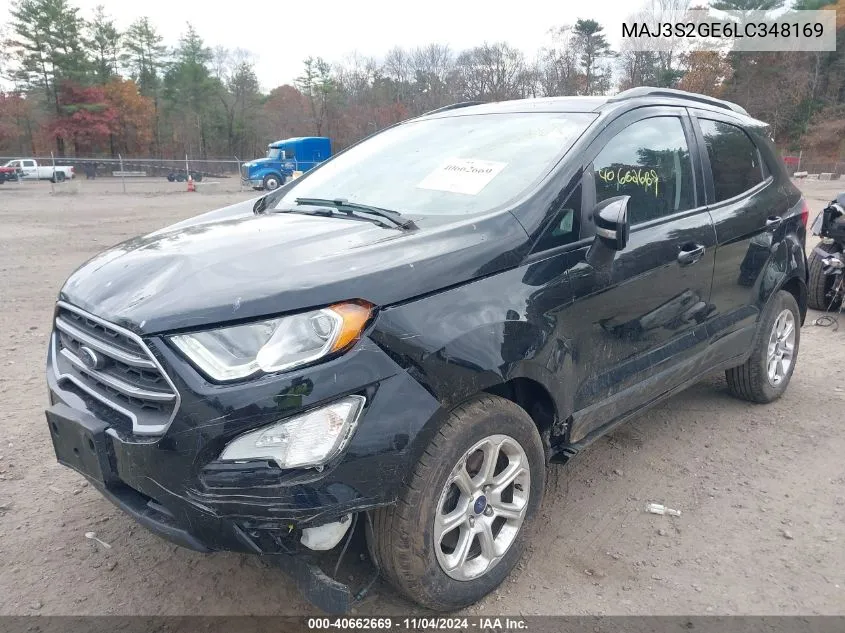 2020 Ford Ecosport Se VIN: MAJ3S2GE6LC348169 Lot: 40662669