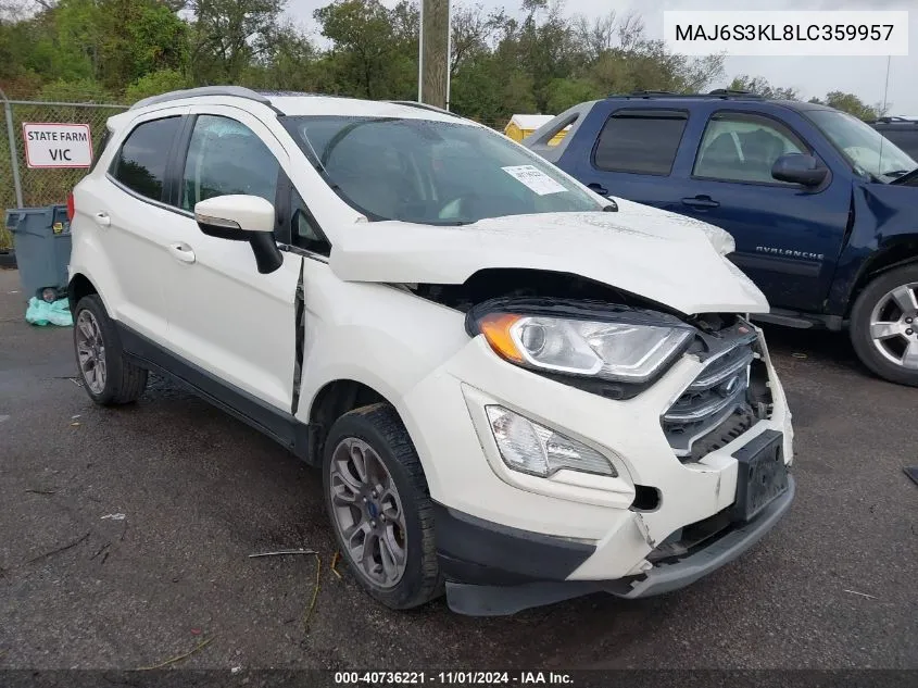 MAJ6S3KL8LC359957 2020 Ford Ecosport Titanium