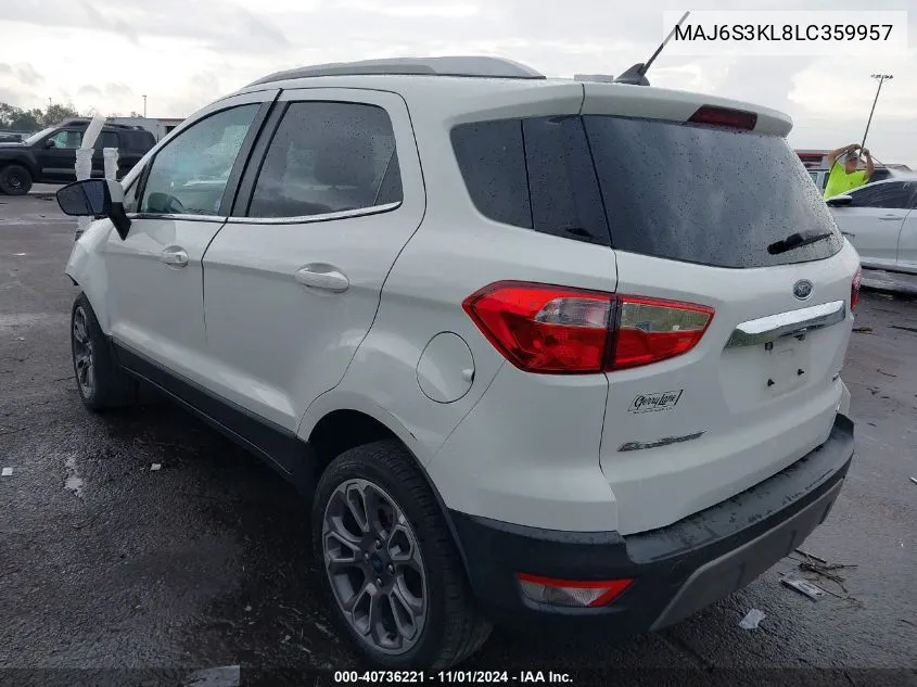 MAJ6S3KL8LC359957 2020 Ford Ecosport Titanium