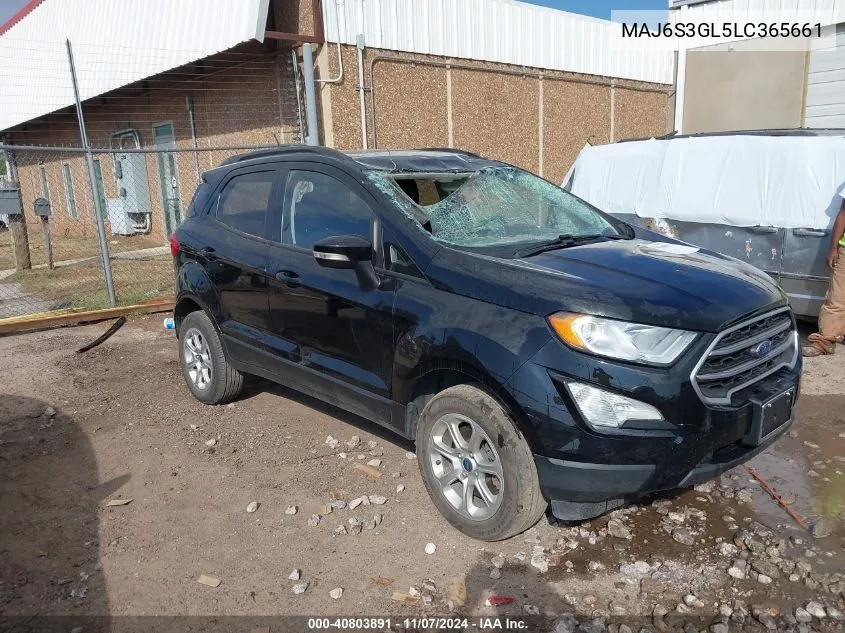 MAJ6S3GL5LC365661 2020 Ford Ecosport Se