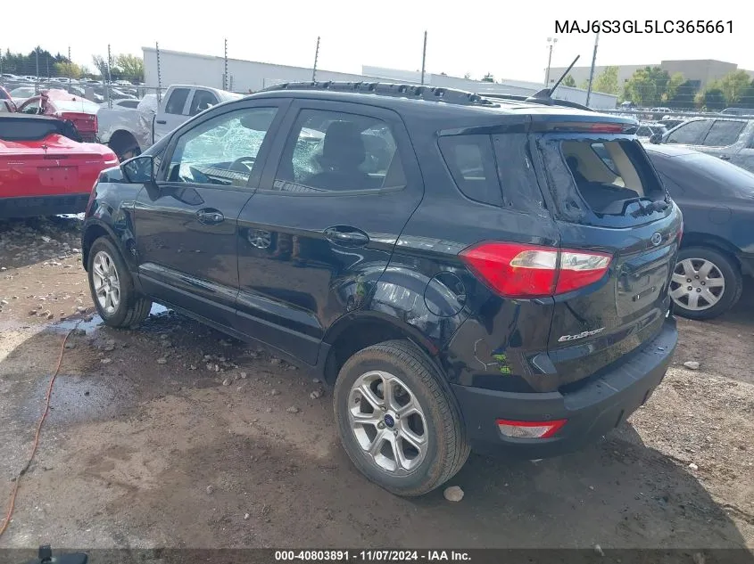 MAJ6S3GL5LC365661 2020 Ford Ecosport Se