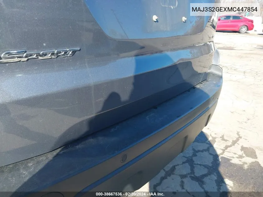 2021 Ford Ecosport Se VIN: MAJ3S2GEXMC447854 Lot: 38667536