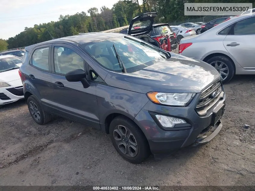 2021 Ford Ecosport S VIN: MAJ3S2FE9MC453307 Lot: 40533402