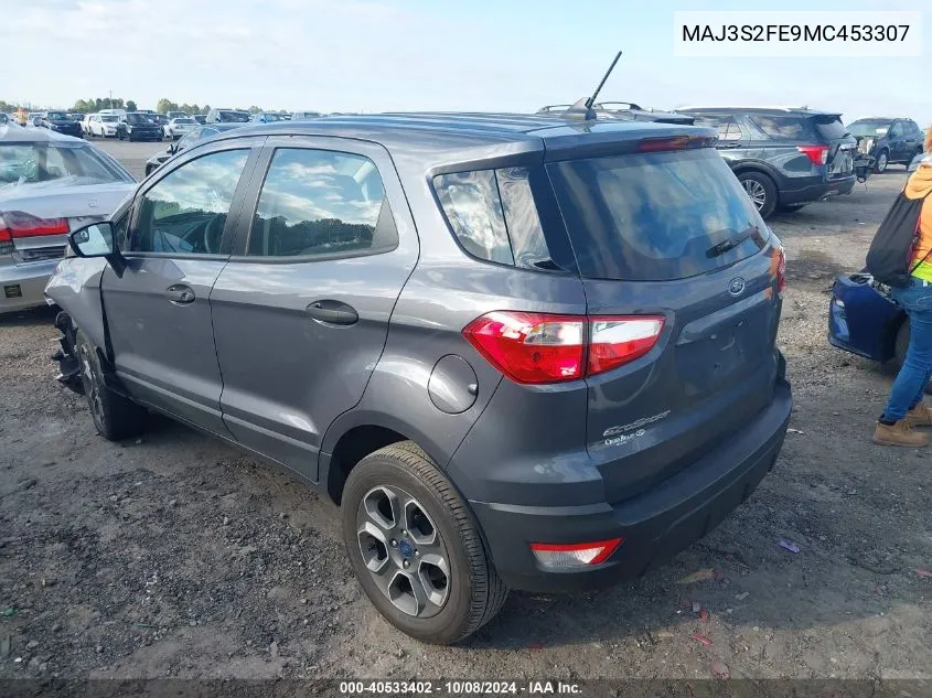 2021 Ford Ecosport S VIN: MAJ3S2FE9MC453307 Lot: 40533402