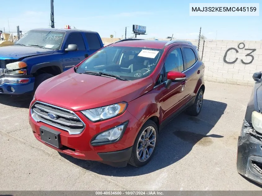 MAJ3S2KE5MC445159 2021 Ford Ecosport Titanium