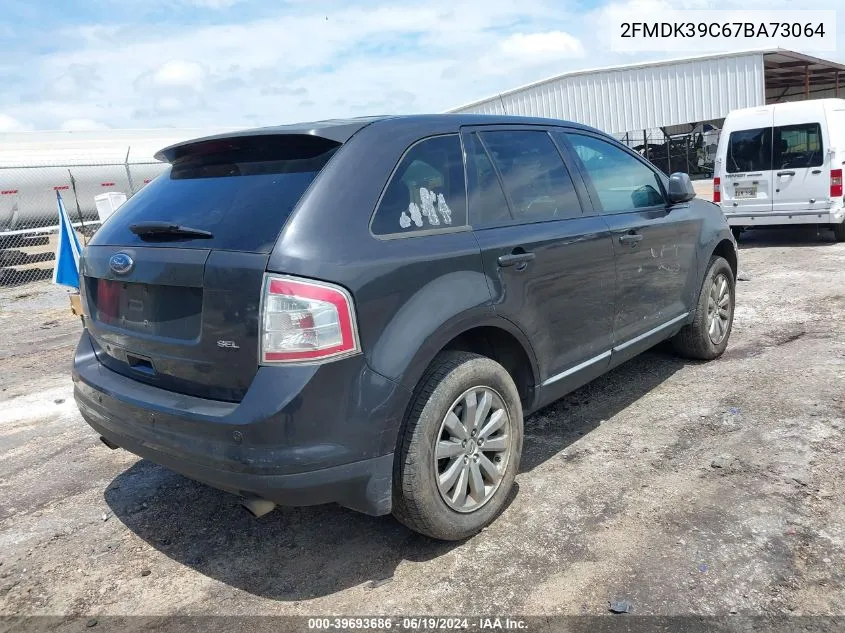 2FMDK39C67BA73064 2007 Ford Edge Sel Plus