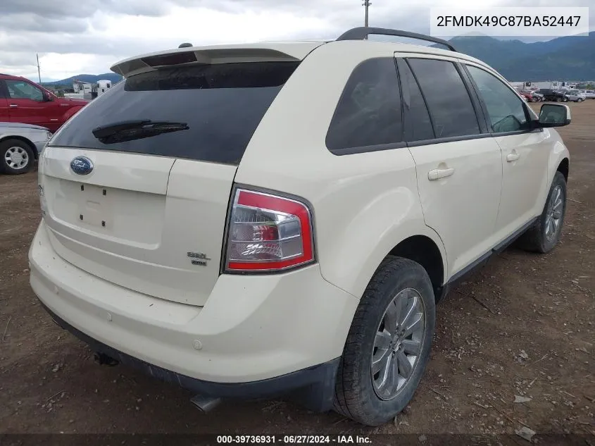 2FMDK49C87BA52447 2007 Ford Edge Sel Plus