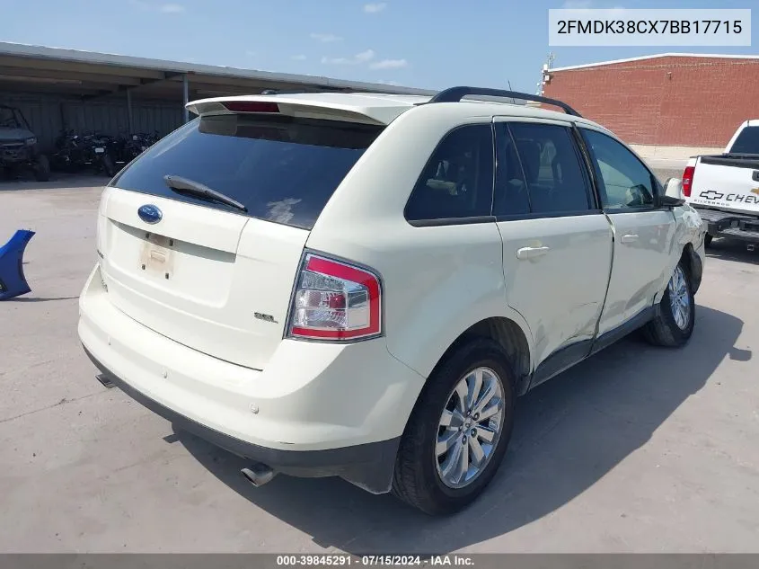 2FMDK38CX7BB17715 2007 Ford Edge Sel