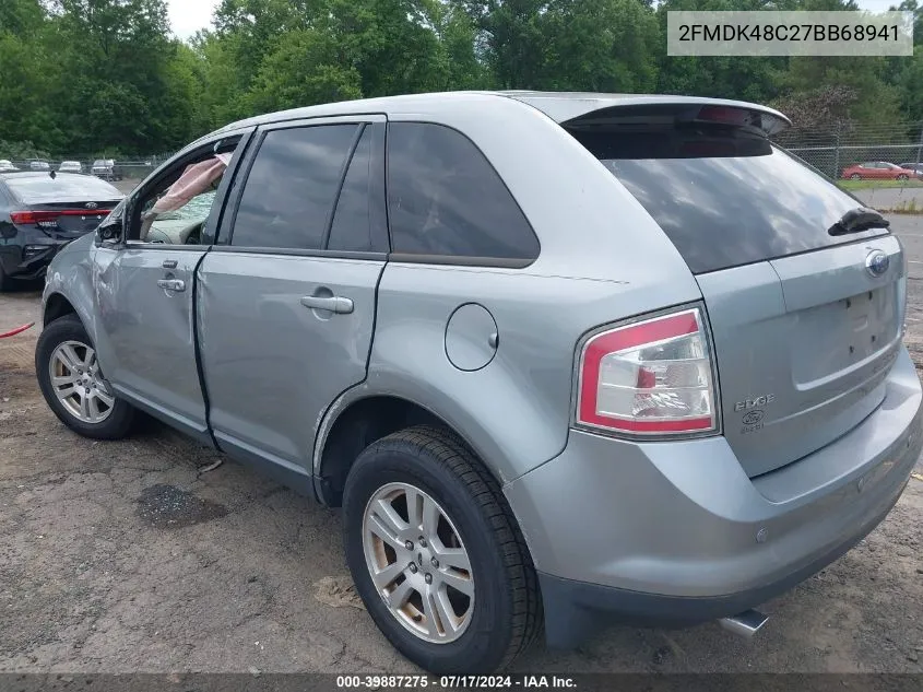 2007 Ford Edge Sel VIN: 2FMDK48C27BB68941 Lot: 39887275