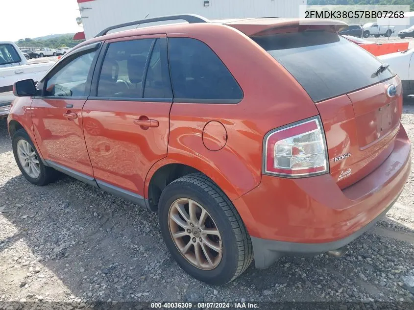 2FMDK38C57BB07268 2007 Ford Edge Sel