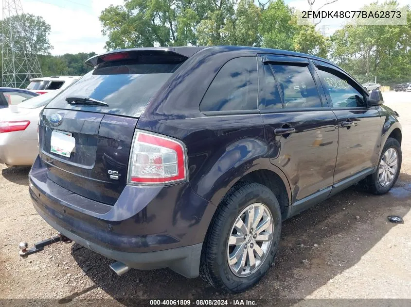 2007 Ford Edge Sel VIN: 2FMDK48C77BA62873 Lot: 40061809