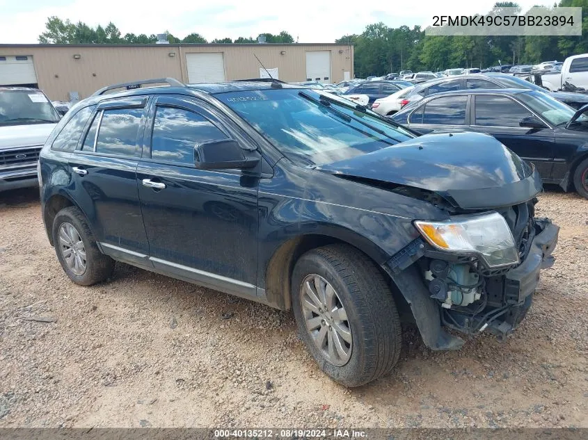 2007 Ford Edge Sel Plus VIN: 2FMDK49C57BB23894 Lot: 40135212