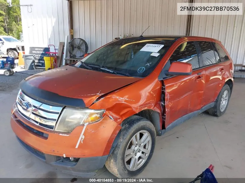 2FMDK39C27BB70536 2007 Ford Edge Sel Plus