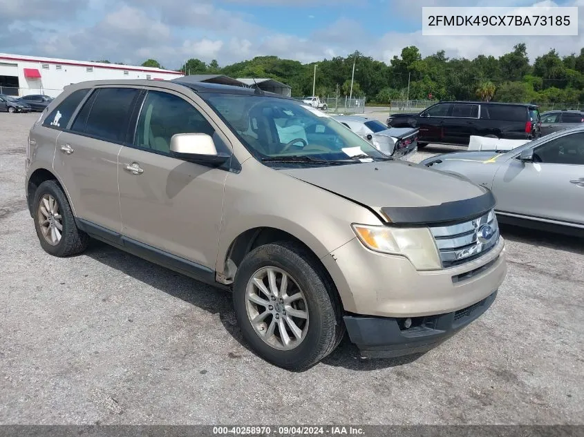 2FMDK49CX7BA73185 2007 Ford Edge Sel Plus