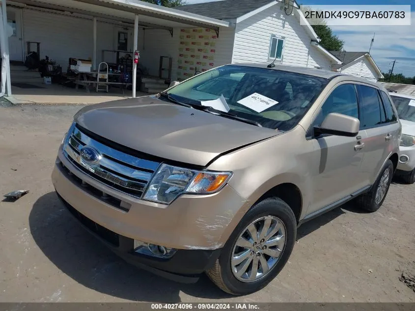 2FMDK49C97BA60783 2007 Ford Edge Sel Plus