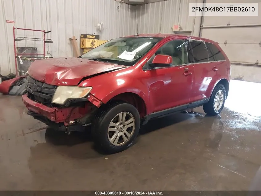 2FMDK48C17BB02610 2007 Ford Edge Sel