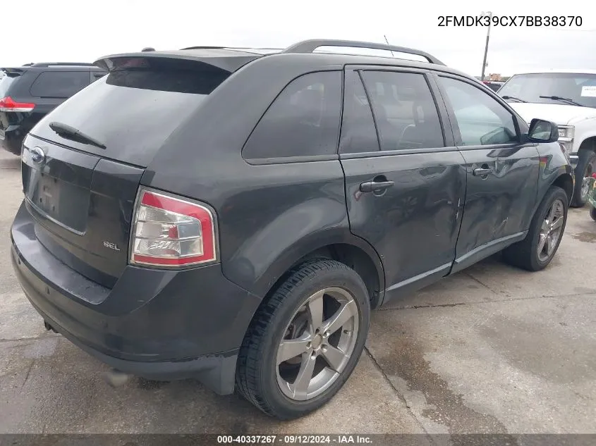 2FMDK39CX7BB38370 2007 Ford Edge Sel Plus