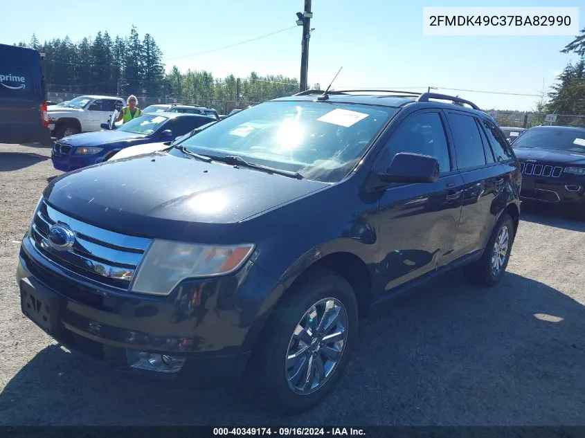 2FMDK49C37BA82990 2007 Ford Edge Sel Plus