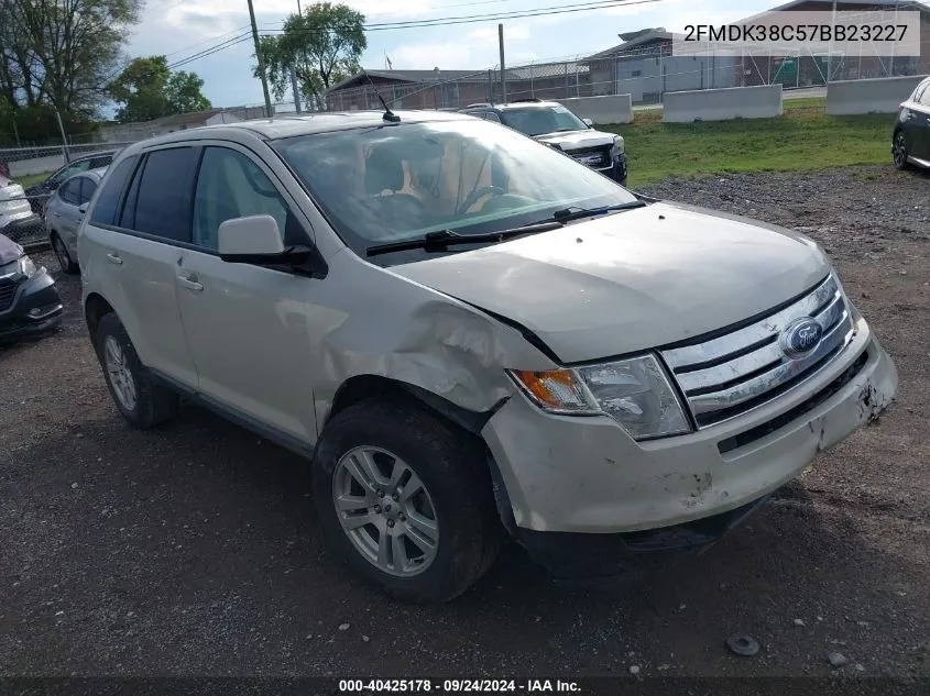 2007 Ford Edge Sel VIN: 2FMDK38C57BB23227 Lot: 40425178