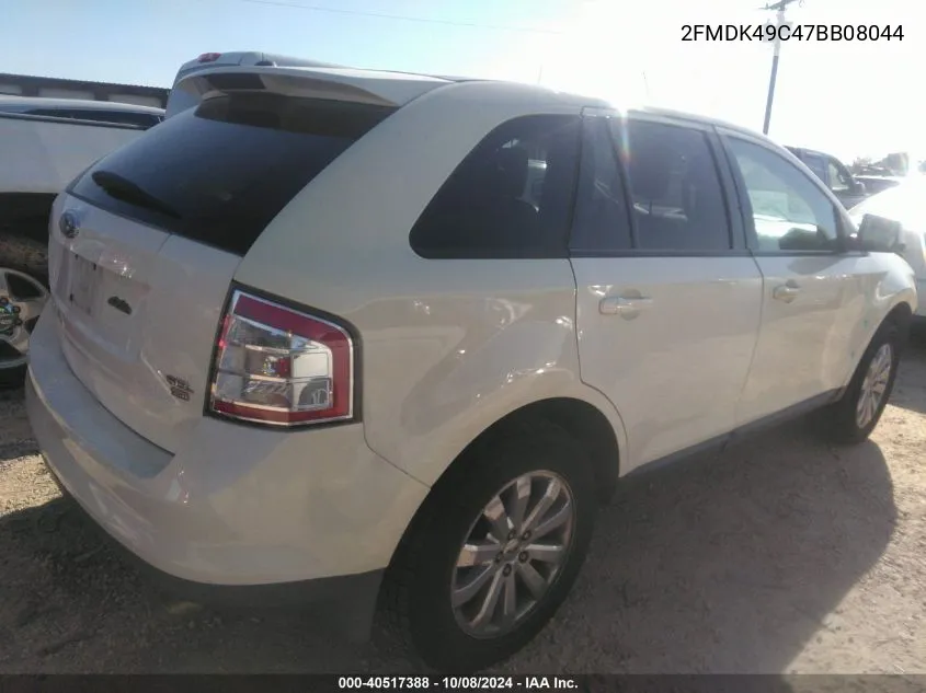 2007 Ford Edge Sel Plus VIN: 2FMDK49C47BB08044 Lot: 40517388