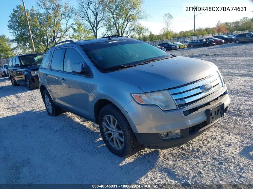 2007 Ford Edge Sel VIN: 2FMDK48CX7BA74631 Lot: 40545931