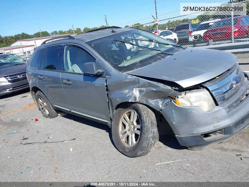 2FMDK36C27BB02998 2007 Ford Edge