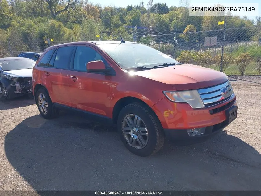 2FMDK49CX7BA76149 2007 Ford Edge Sel Plus