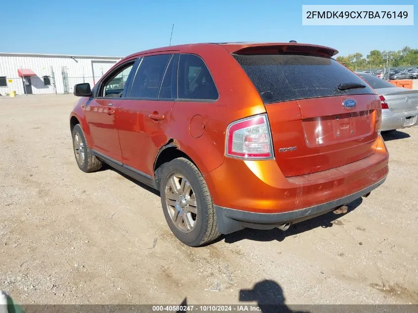 2FMDK49CX7BA76149 2007 Ford Edge Sel Plus