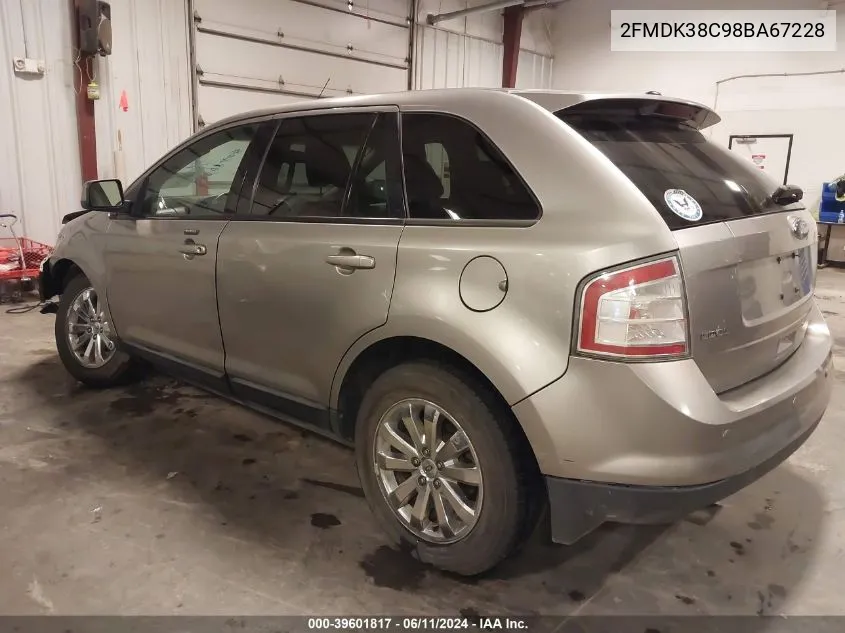 2FMDK38C98BA67228 2008 Ford Edge Sel